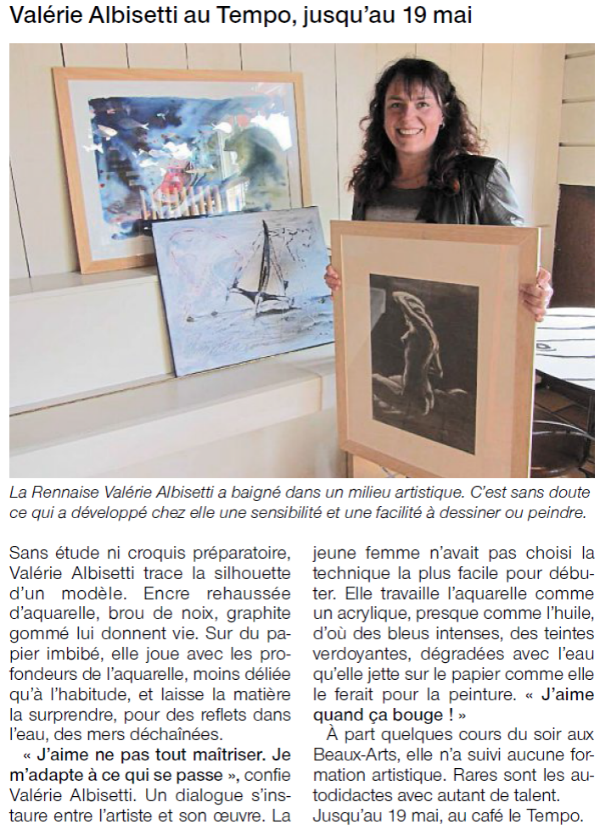 exposition Valérie ALBISETTI-LE SAUX Le tempo à Morlaix